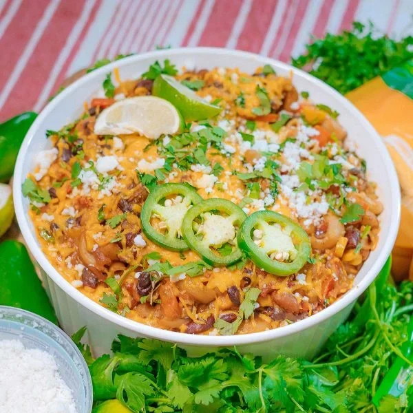Chili Cheese Mac Vegan Recipe