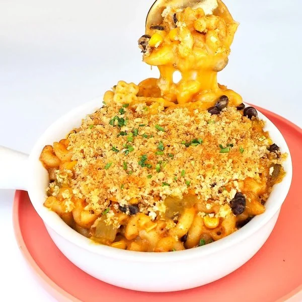 Southwest Chipotle Mac and Cheese Vegan Recipe